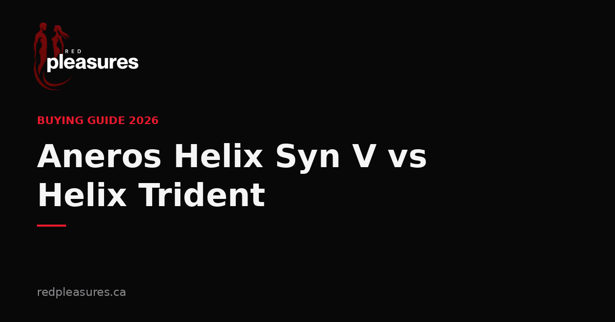 Aneros Helix Syn V vs Helix Trident buying guide header