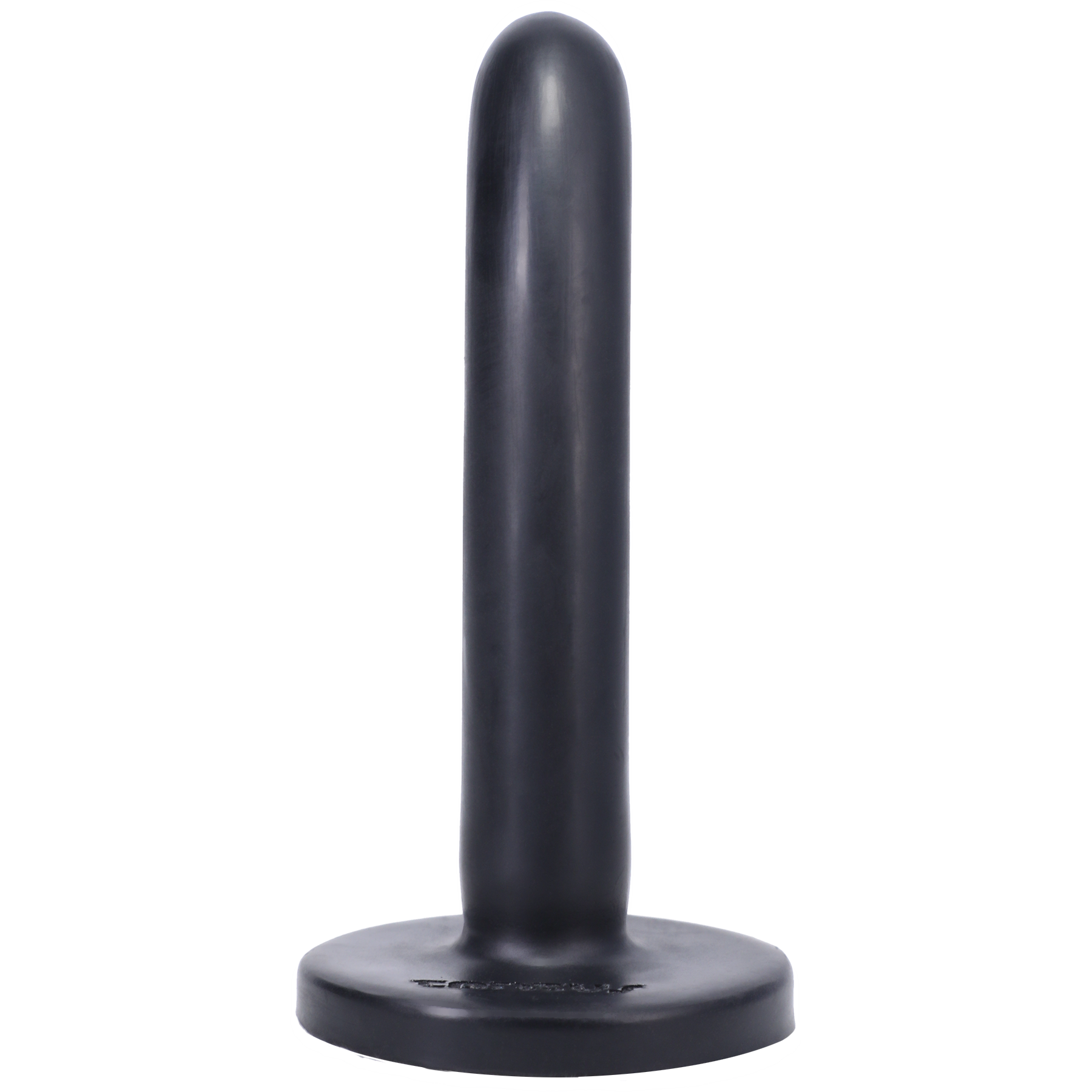 Black beginner dilator with a rounded tip and flared base.