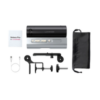 Lovense Solace Pro automatic thrusting male stroker with accessories.