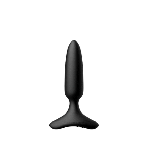 Lovense Hush 2 app-controlled vibrating butt plug, 1 inch