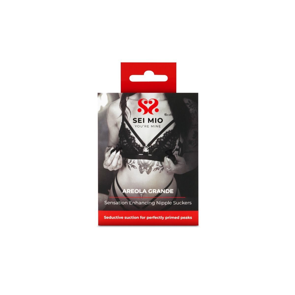 Areola Grande nipple suckers with adjustable suction by Sei Mio.