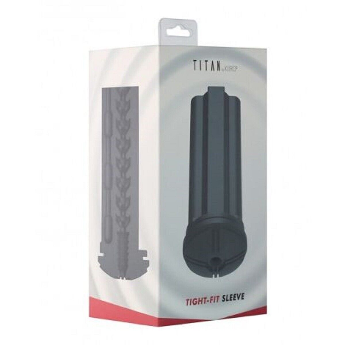 Titan Tight Fit Replacement TPE Sleeve packaging with product image.