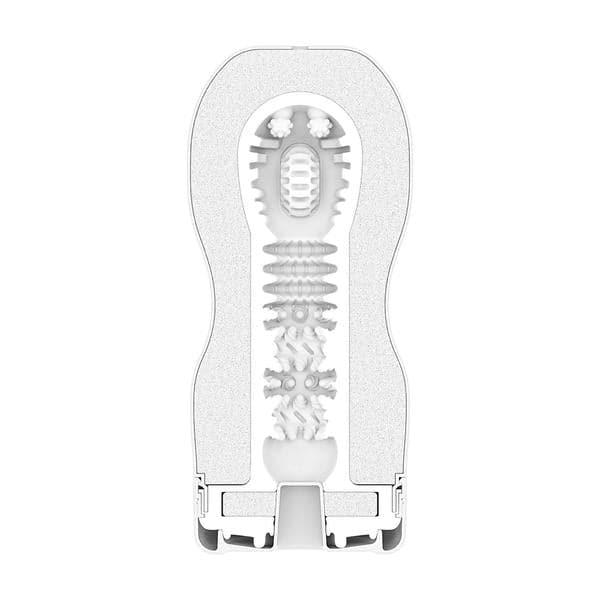 Tenga Original Vacuum Cup male masturbator with internal textures and air hole.