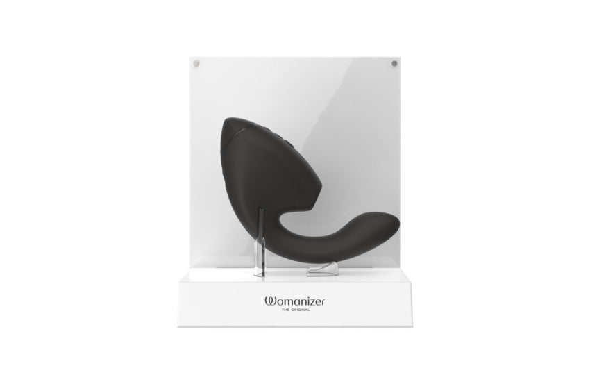 Black Womanizer Next Duo dual stimulator with 3D Pleasure Air technology.
