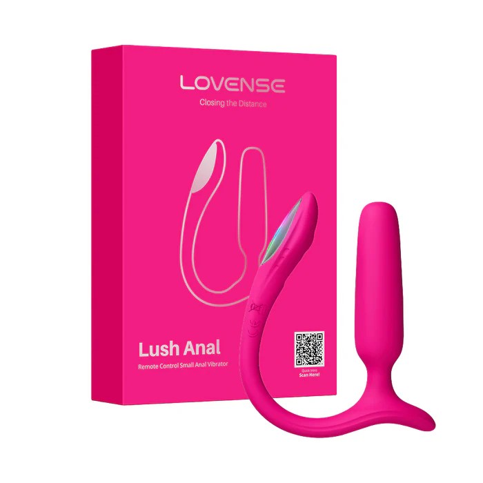 Lovense Lush Anal App-Controlled Vibrating Butt Plug
