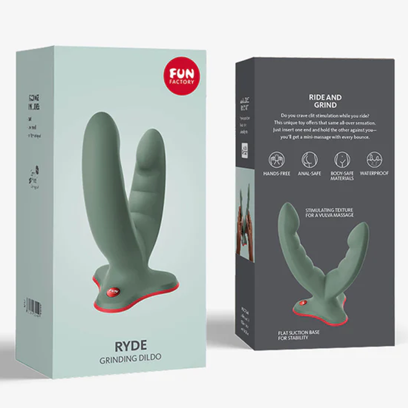 Ryde Ridged Straddle Toy for Dual Stimulation
