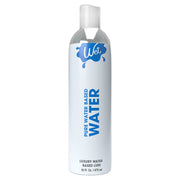 A bottle of Wet brand water-based lubricant.