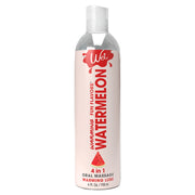 Wet Watermelon warming lubricant in a 4 fl oz bottle.
