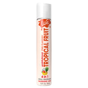 Wet Tropical Fruit warming flavored lubricant in a 30 ml bottle.