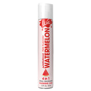 Wet Watermelon Warming Lubricant with a watermelon slice graphic.