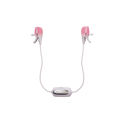 Lovense Gemini app-controlled vibrating nipple clamps