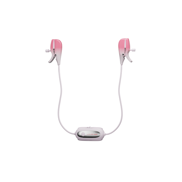 Lovense Gemini app-controlled vibrating nipple clamps