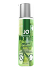 JO Cocktails Mojito flavored water-based lubricant in a 2 oz bottle.