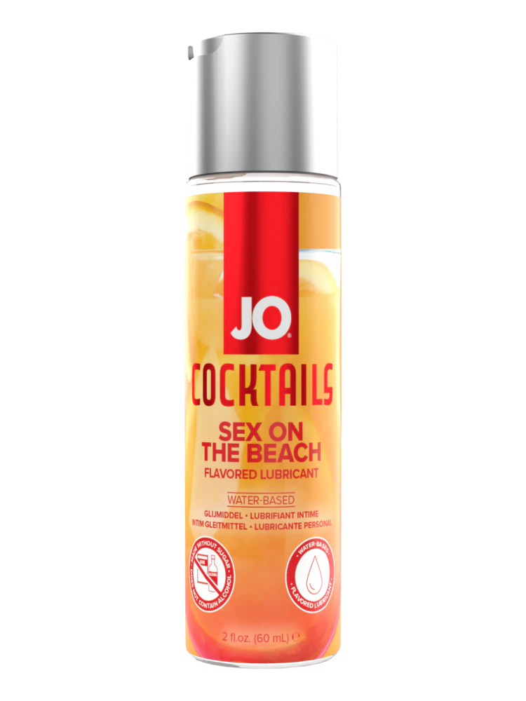JO Cocktails Sex on the Beach flavored water-based lubricant.