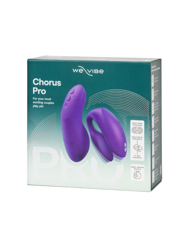 Purple We-Vibe Chorus Pro couples vibrator with haptic remote.