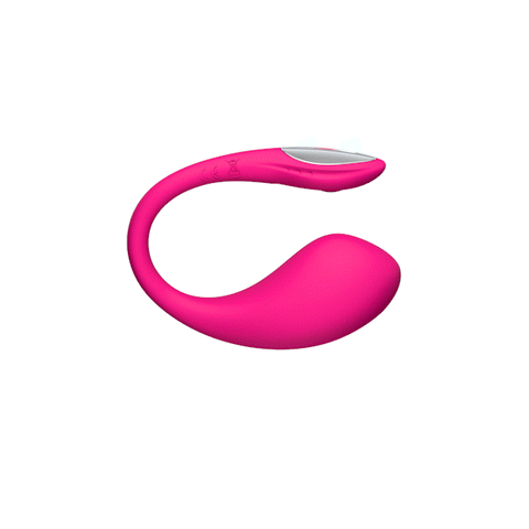 Lovense Lush 4 app-controlled wearable egg vibrator in pink