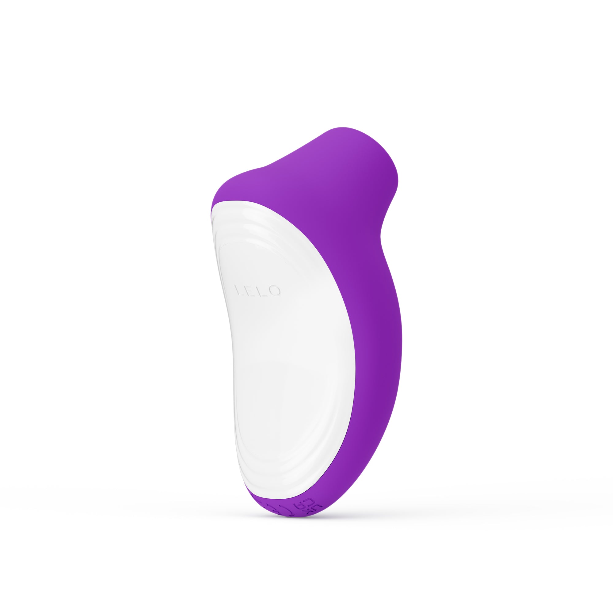 A purple and white LELO SONA clitoral massager.