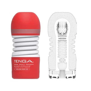 Tenga Rolling Head Cup male masturbator with 360 degree spiral.