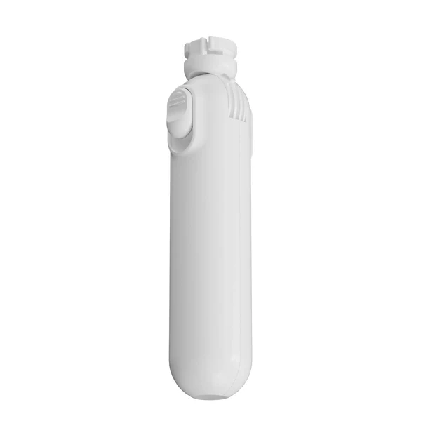 White app-controlled thrusting and heating G-spot vibrator.