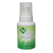 ID Lubricants toy cleaner foam bottle with green apple scent.