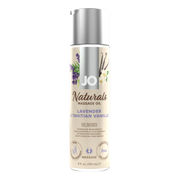 JO Naturals Lavender & Tahitian Vanilla massage oil bottle.