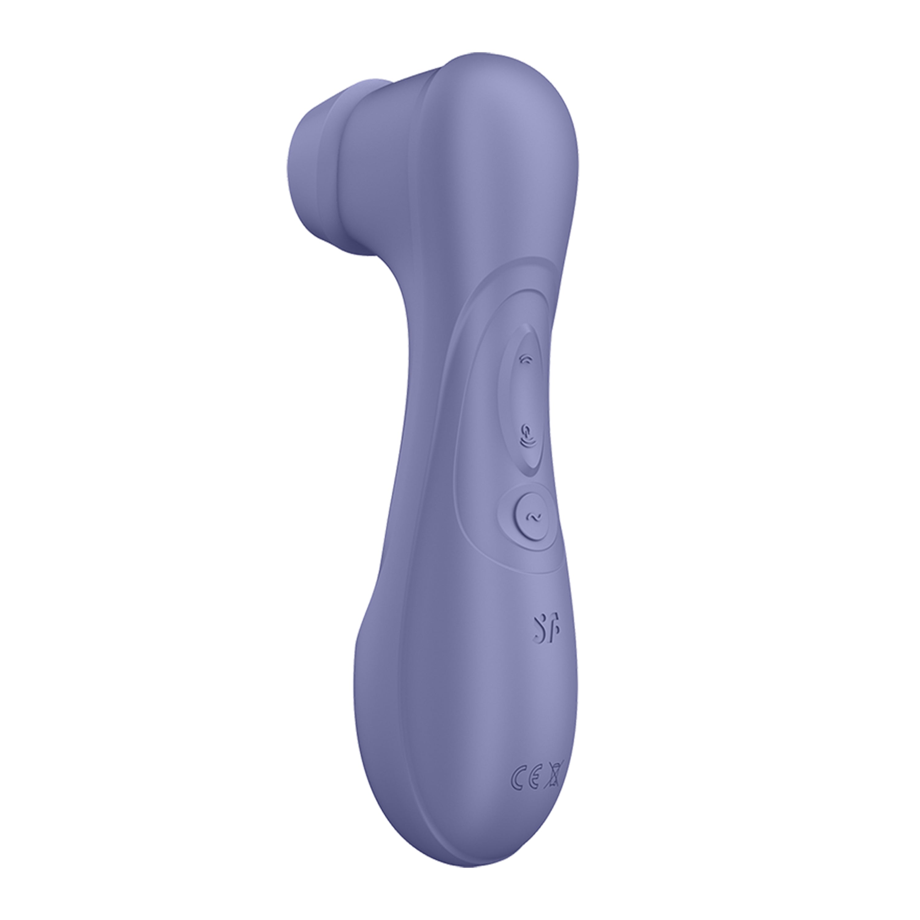 Lilac Satisfyer Pro 2 Generation 3 clitoral air pulse vibrator with buttons.