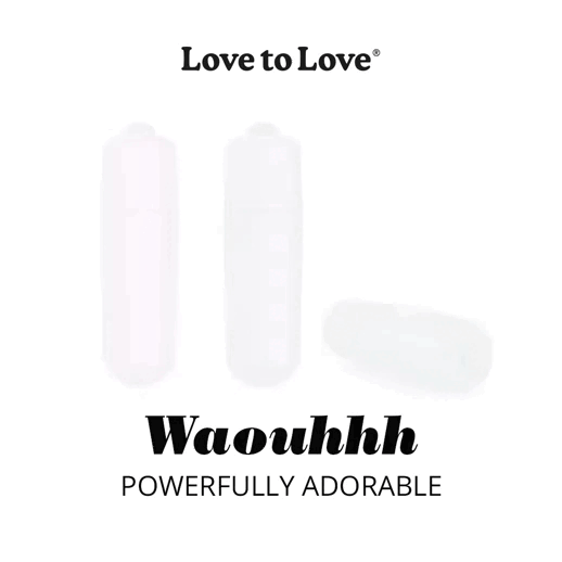 Compact white waterproof bullet vibrator with 7 vibration modes, shown alongside batteries.