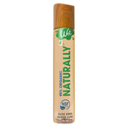 Wet Organic Aloe Vera Personal Lubricant bottle with a wooden cap.