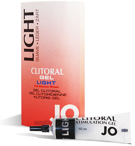 JO Clitoral Stimulation Gel in a tube and box.