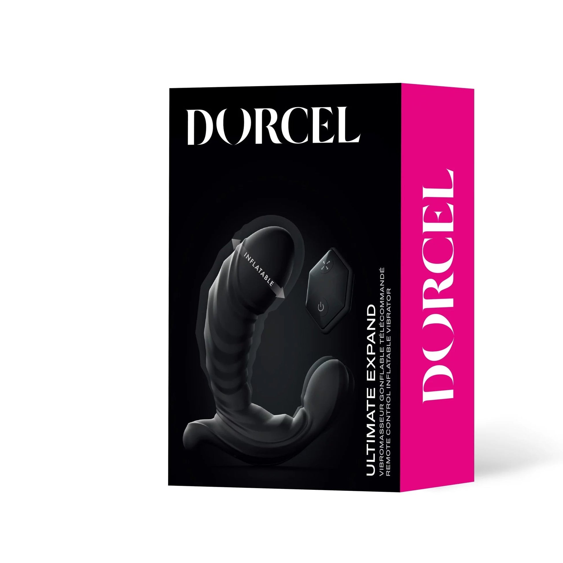 Dorcel Ultimate Expand inflatable vibrator with remote control.