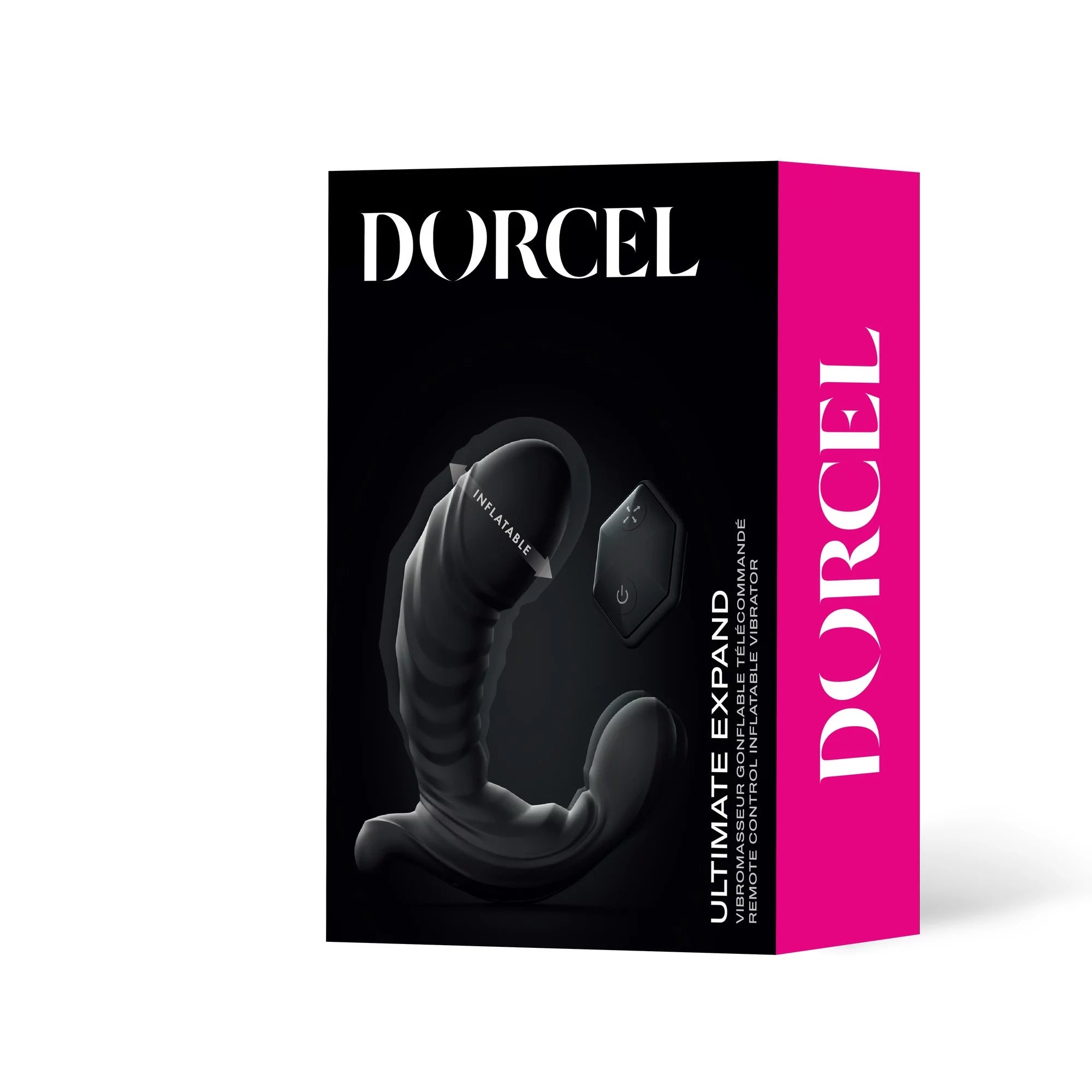 Dorcel Ultimate Expand inflatable vibrator with remote control.