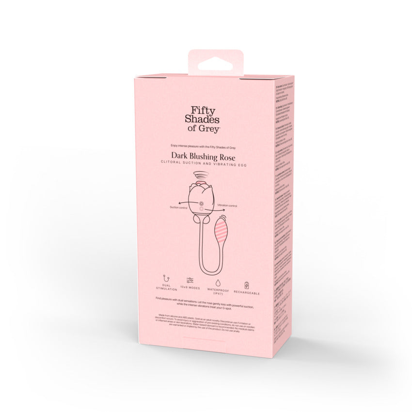 Fifty Shades of Grey rechargeable suction rose and vibrating egg.