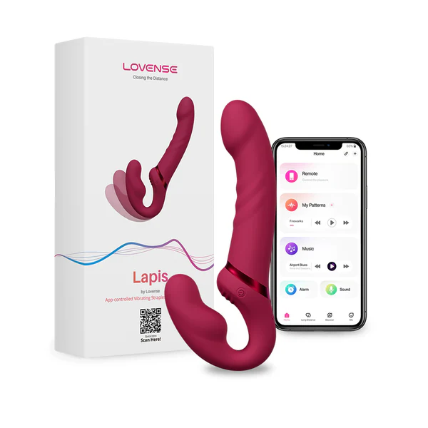 Lovense Lapis App-Controlled Strapless Strap-On