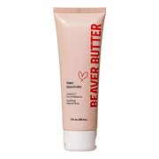 A tube of Beaver Butter water-based lubricant with aloe.
