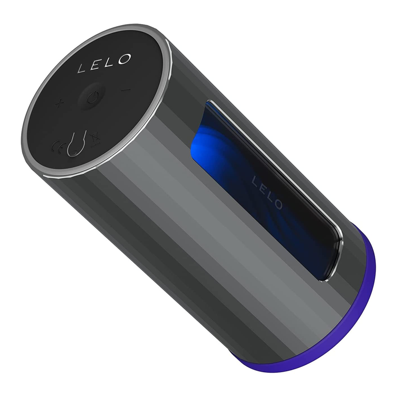 LELO F1S V2X app-controlled sonic male massager in midnight blue.