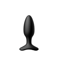 Lovense Hush 2 app-controlled vibrating butt plug, 1.5 inch, black