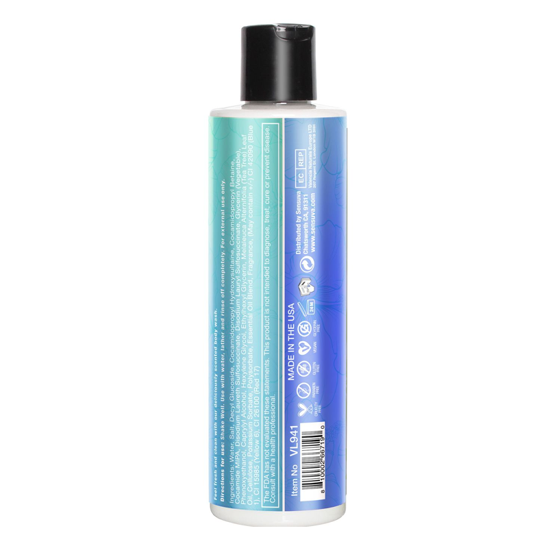 Valencia Naturals Sweet Temptations body wash with vanilla and sugar scent.