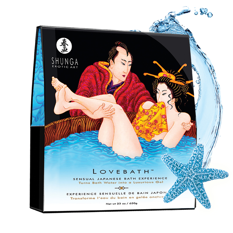 Shunga Lovebath sensual Japanese bath experience jelly gel.