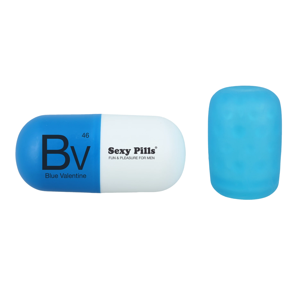 Blue Valentine masturbator sleeve disguised as a pill.