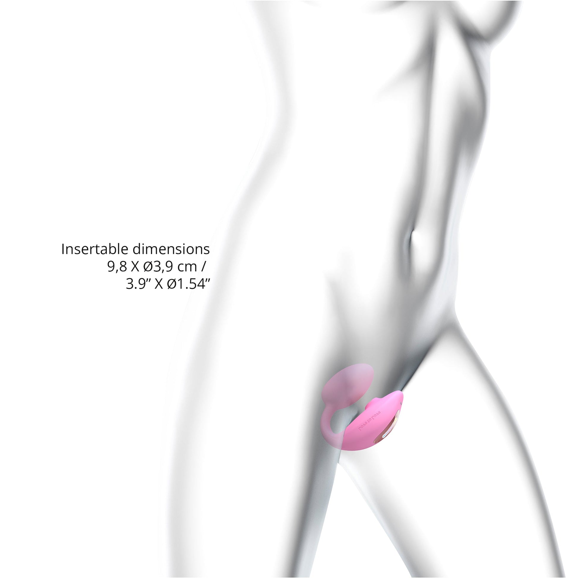 Pink dual stimulator with flapping action and remote control.