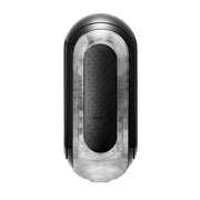 Tenga Flip Zero Black reusable male masturbator with textured interior.