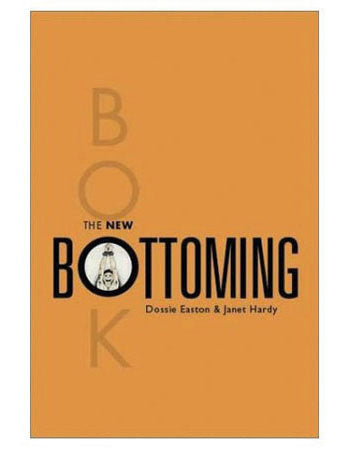 The New Bottoming Book cover with orange background and black text.