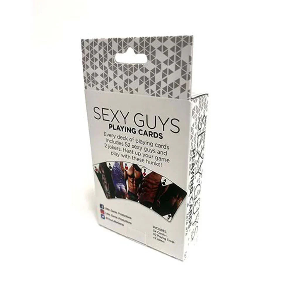 Sexy Guys playing cards deck with images of men.