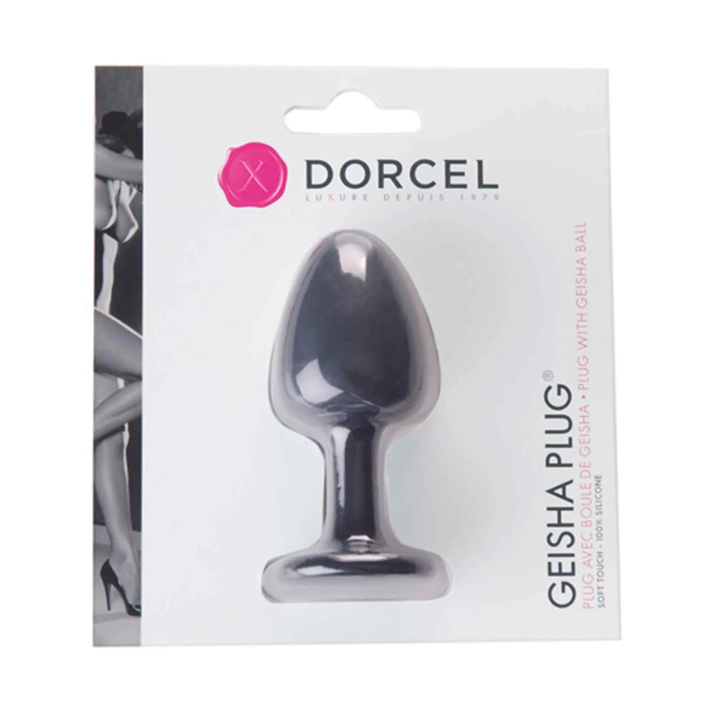 Dorcel small silicone anal plug with internal moving ball.