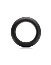 Black silicone C-ring with a smooth, rounded surface.