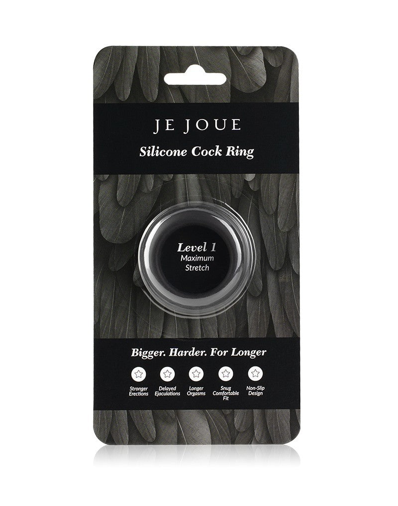 Je Joue silicone cock ring with maximum stretch.