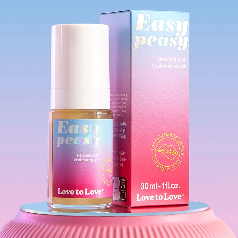 Easy Peasy Relaxing Anal Gel in mint flavor by Love to Love.