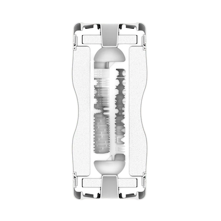 Tenga Dual Sensation Premium Male Masturbator Cup with contrasting internal textures.
