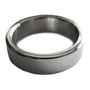 Stainless steel cock ring with a 15mm thickness.