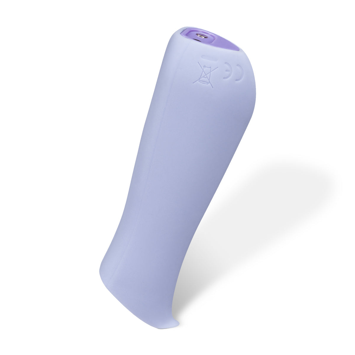 Lavender Kip waterproof ergonomic clitoral vibrator with CE marking.